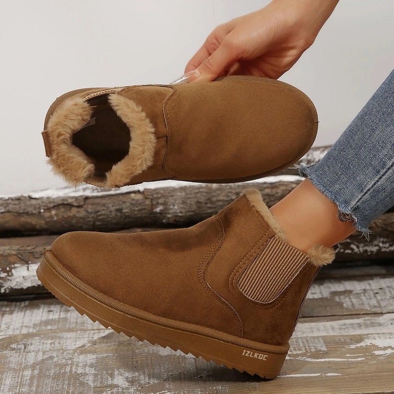 Arlisse Fuzzy Lined Ankle Boot