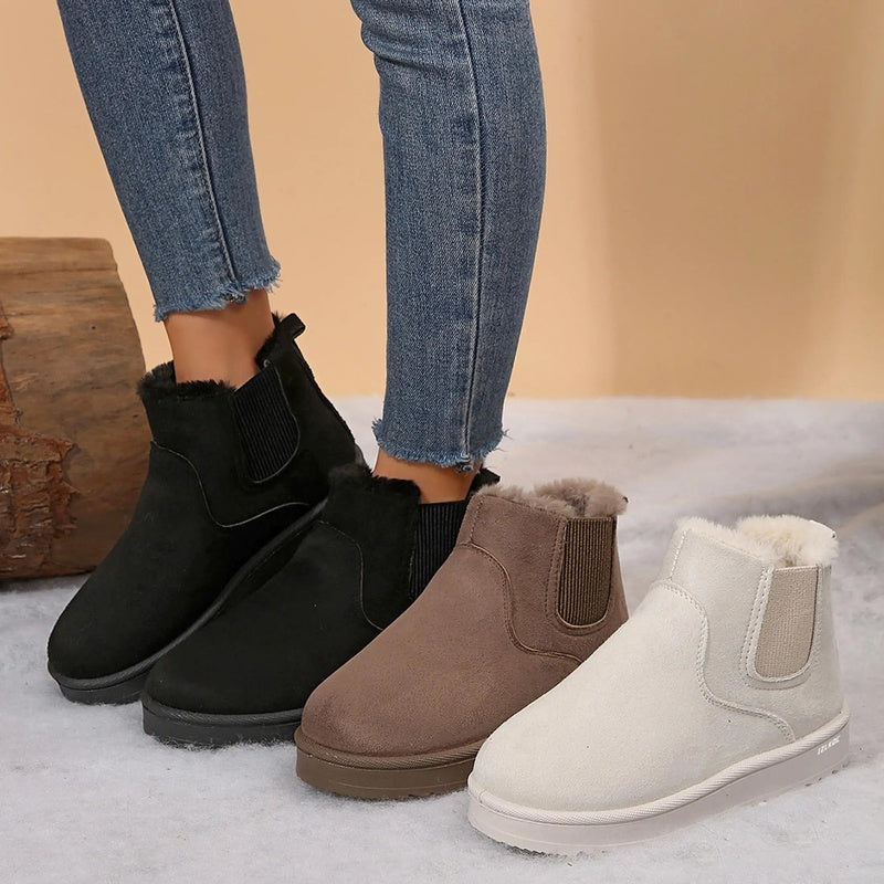 Arlisse Fuzzy Lined Ankle Boot