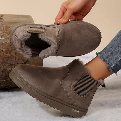 Arlisse Fuzzy Lined Ankle Boot