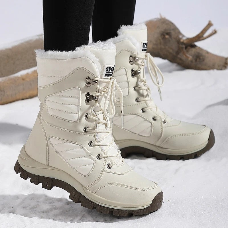 Arvella Quilted Faux Fur Winter Boots