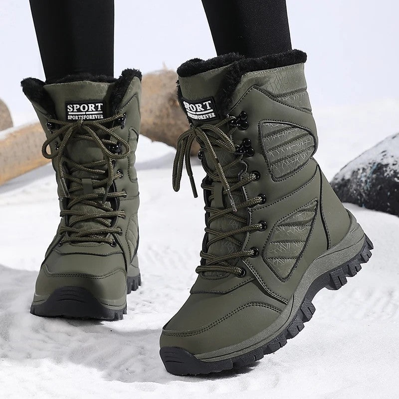 Arvella Quilted Faux Fur Winter Boots