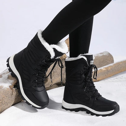 Arvella Quilted Faux Fur Winter Boots