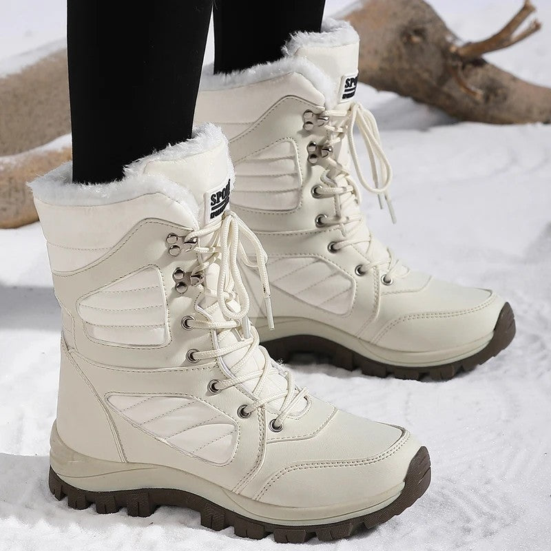 Arvella Quilted Faux Fur Winter Boots