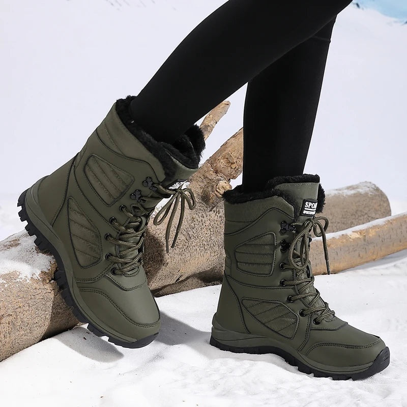 Arvella Quilted Faux Fur Winter Boots
