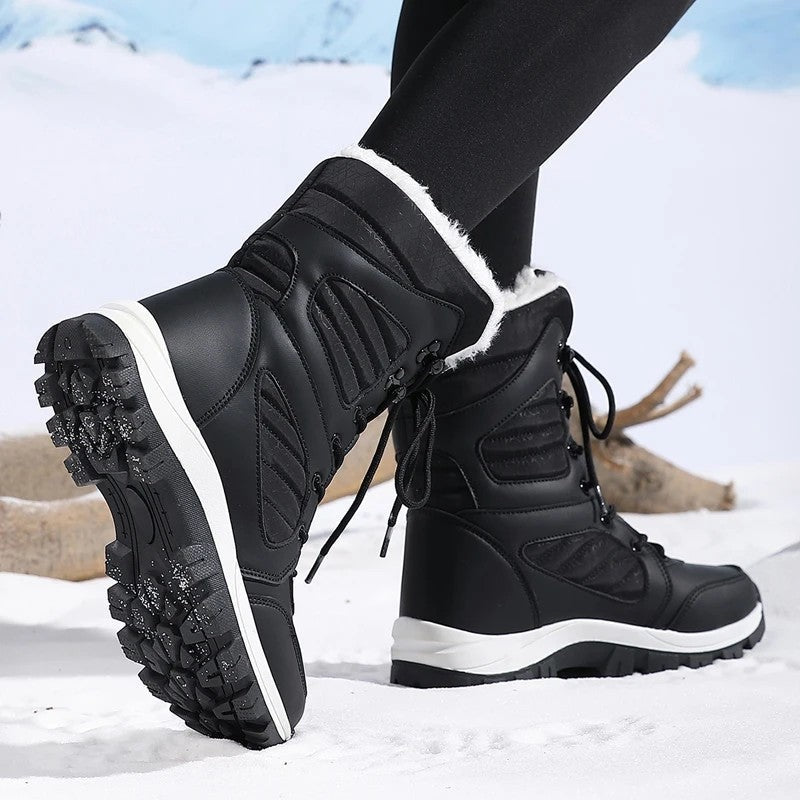 Arvella Quilted Faux Fur Winter Boots