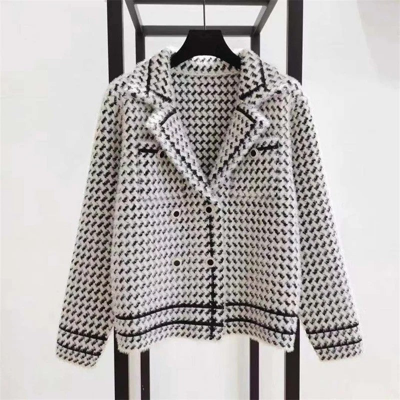 Avinon Cropped Textured Wool Jacket
