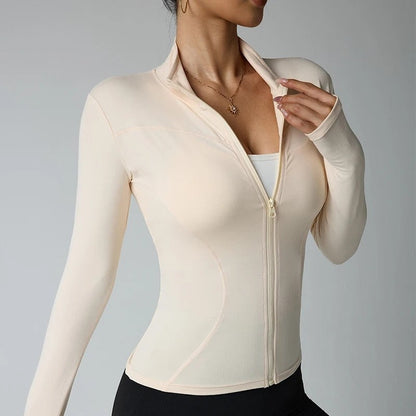 Elonia Fitted Stretch Zip Jacket