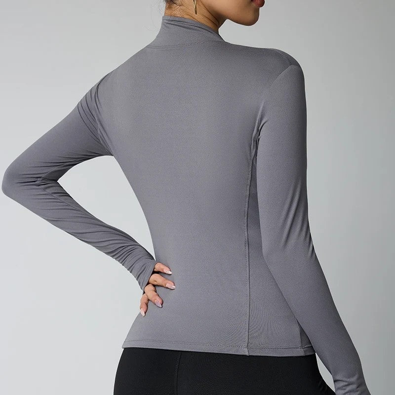 Elonia Fitted Stretch Zip Jacket
