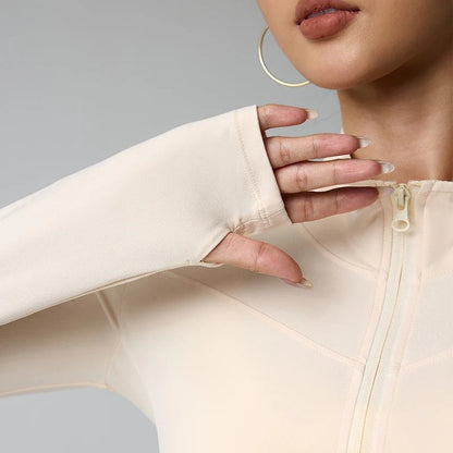 Elonia Fitted Stretch Zip Jacket