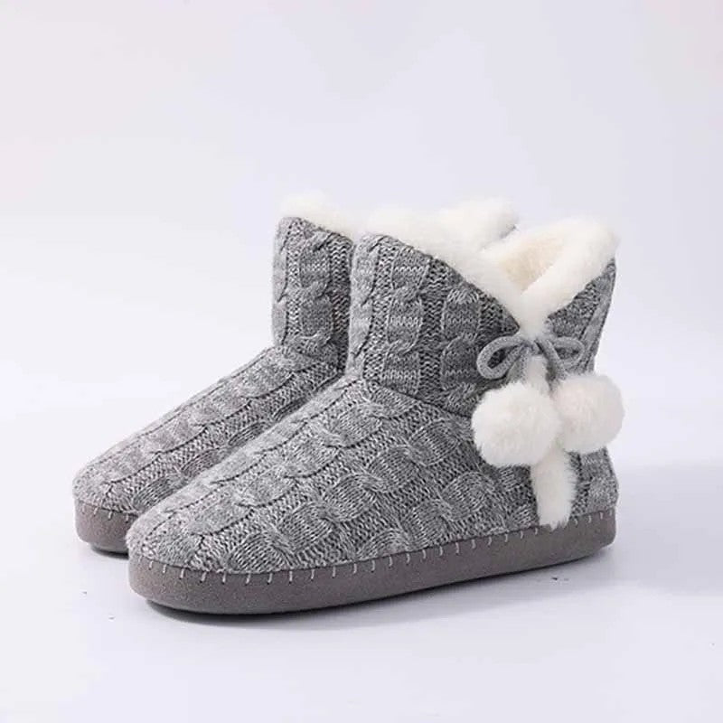 Lunari Cozy Knit Indoor Slipper Boots