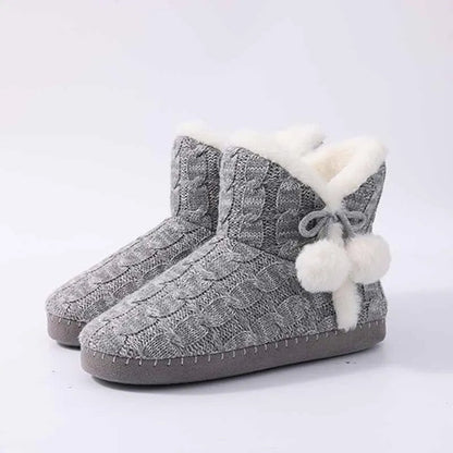 Lunari Cozy Knit Indoor Slipper Boots