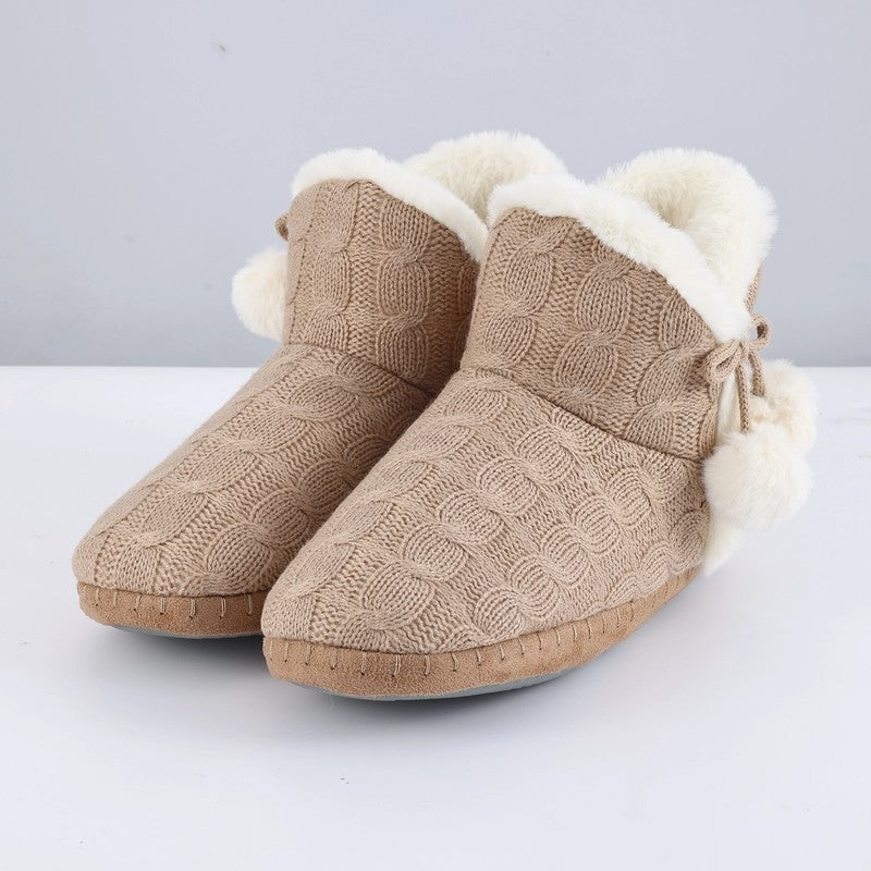 Lunari Cozy Knit Indoor Slipper Boots