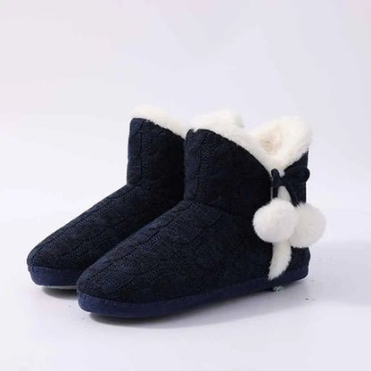 Lunari Cozy Knit Indoor Slipper Boots