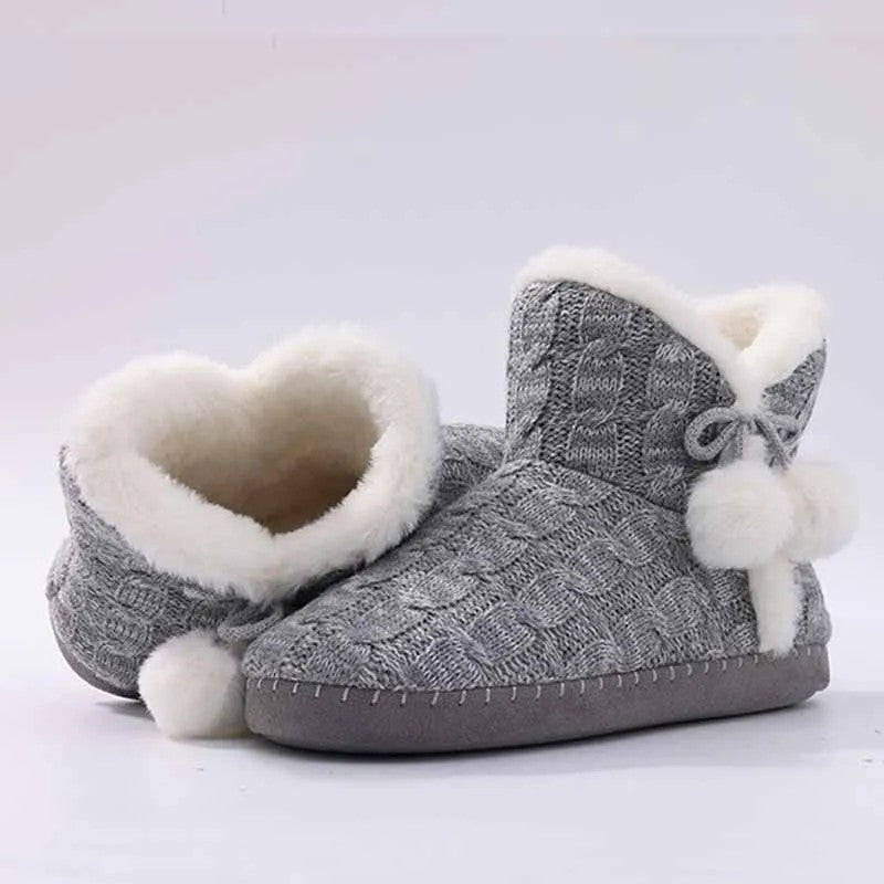 Lunari Cozy Knit Indoor Slipper Boots
