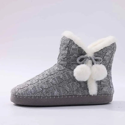 Lunari Cozy Knit Indoor Slipper Boots