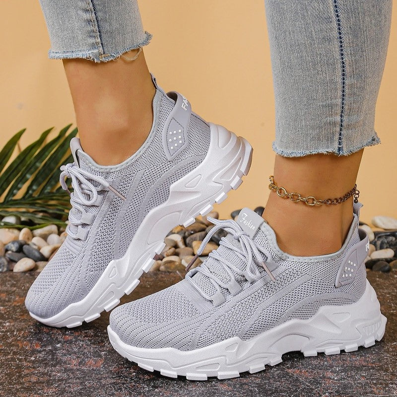 Lunari Knit Chunky Sole Sneakers