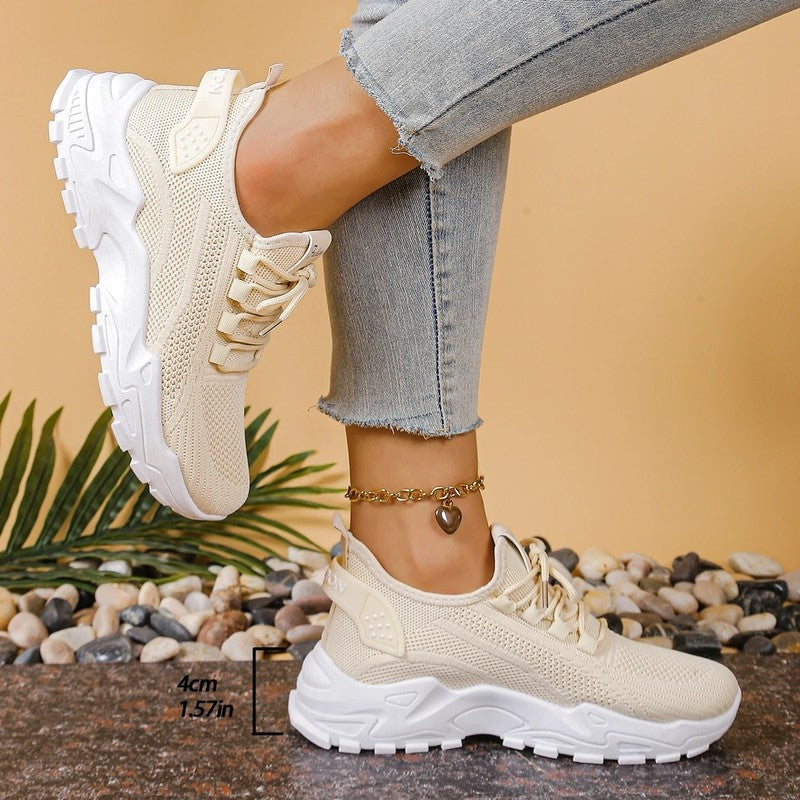 Lunari Knit Chunky Sole Sneakers