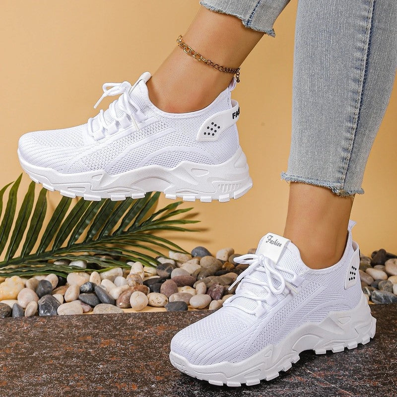 Lunari Knit Chunky Sole Sneakers