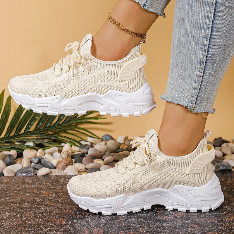 Lunari Knit Chunky Sole Sneakers