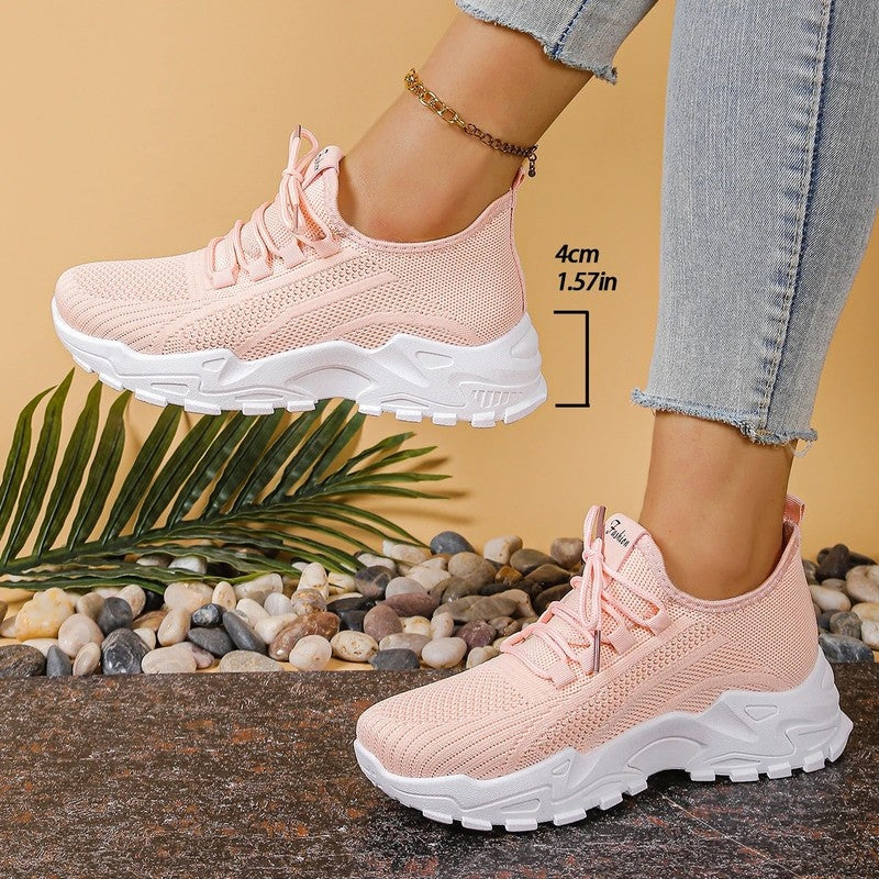 Lunari Knit Chunky Sole Sneakers
