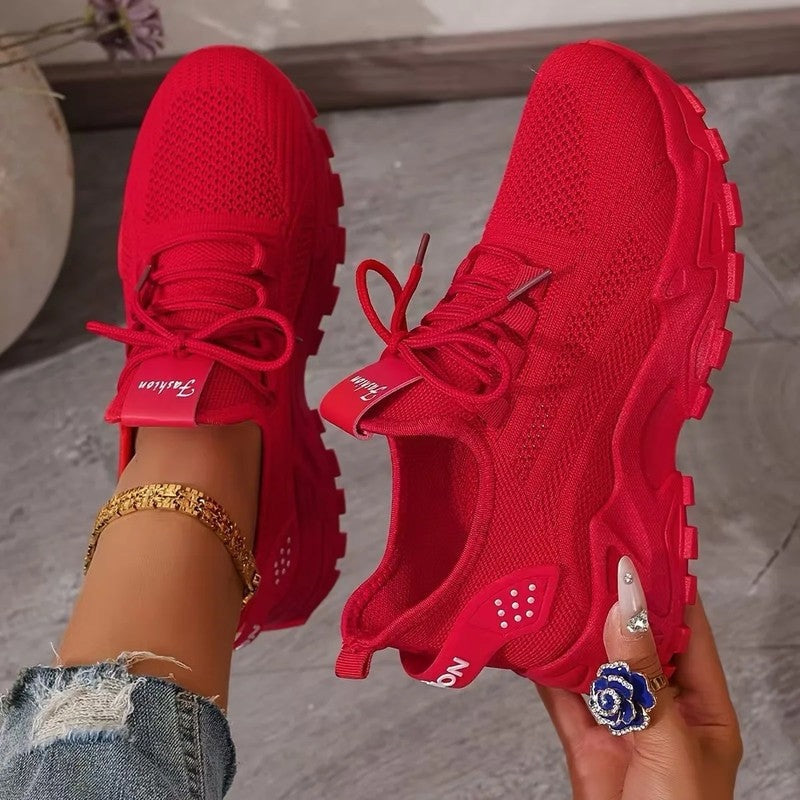 Lunari Knit Chunky Sole Sneakers