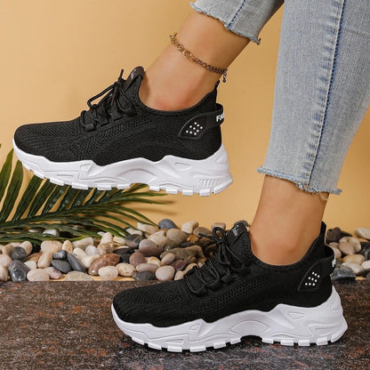 Lunari Knit Chunky Sole Sneakers