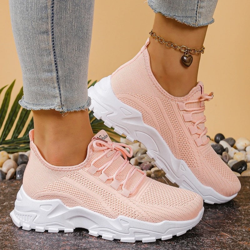 Lunari Knit Chunky Sole Sneakers