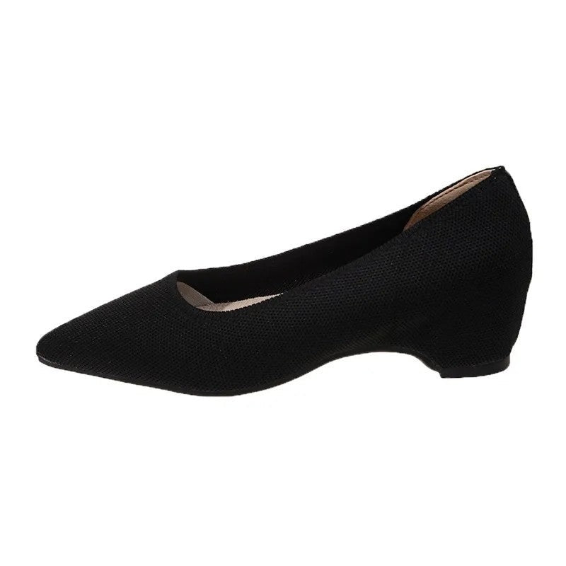 Lunari Knit Low Heel Pumps