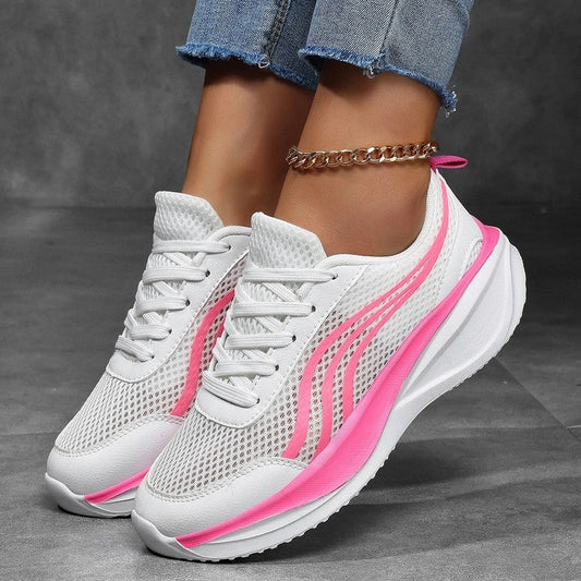 Lunari Mesh Platform Running Sneakers
