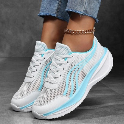 Lunari Mesh Platform Running Sneakers