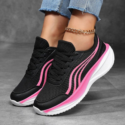 Lunari Mesh Platform Running Sneakers