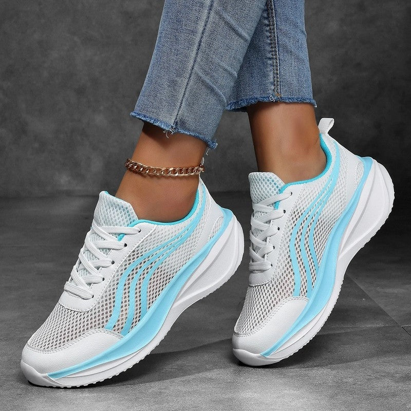 Lunari Mesh Platform Running Sneakers