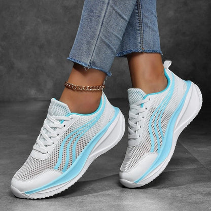 Lunari Mesh Platform Running Sneakers