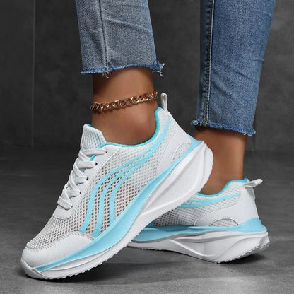 Lunari Mesh Platform Running Sneakers