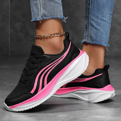 Lunari Mesh Platform Running Sneakers