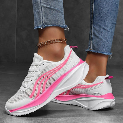 Lunari Mesh Platform Running Sneakers