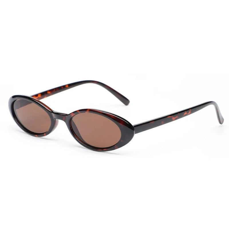 Marais Oval Slim Retro Sunglasses
