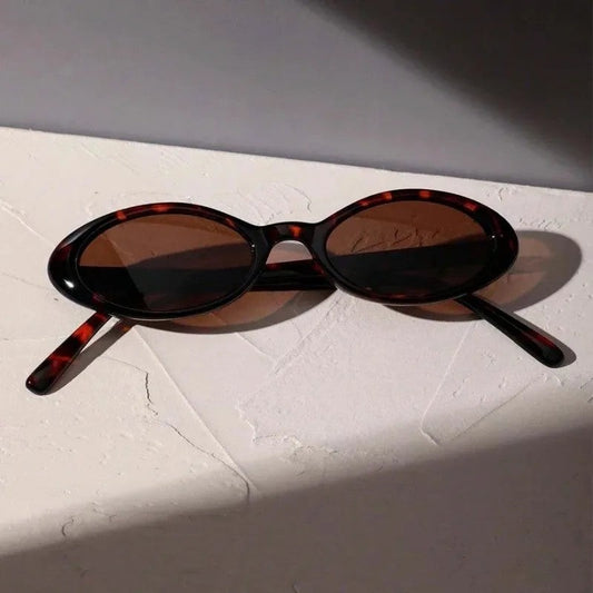 Marais Oval Slim Retro Sunglasses