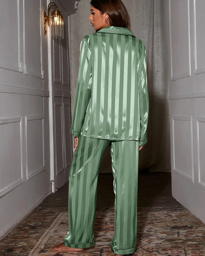 Marcelline Satin Relaxed Fit Pajama Set