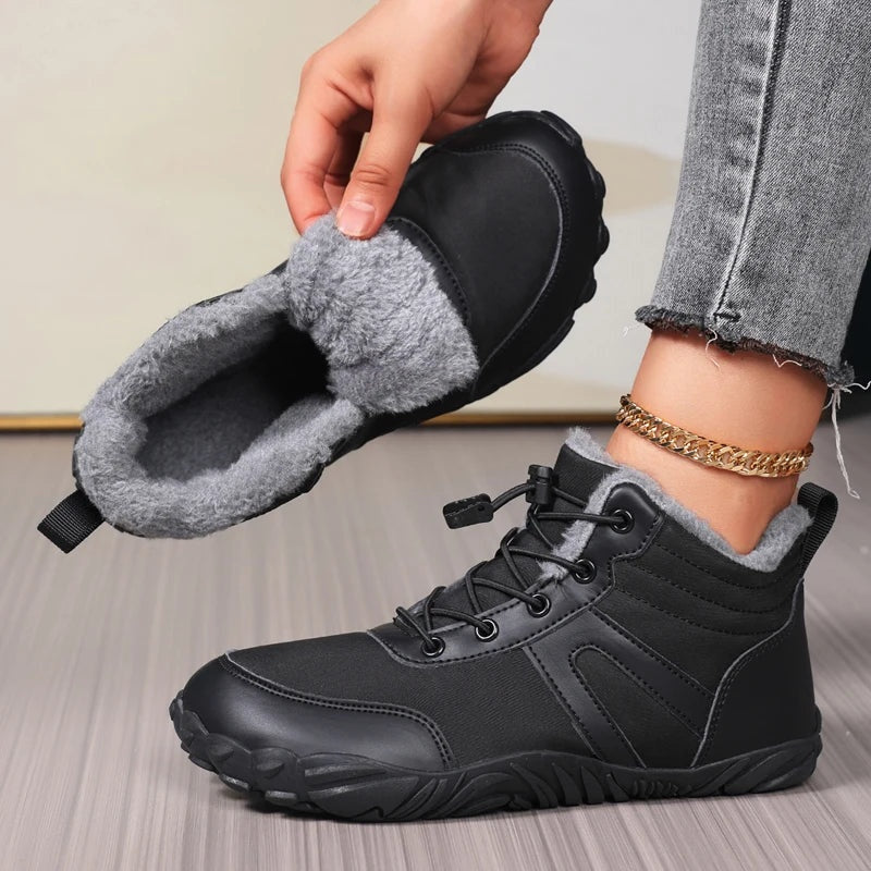 Marvion Fleece Lined Waterproof Ankle Boots