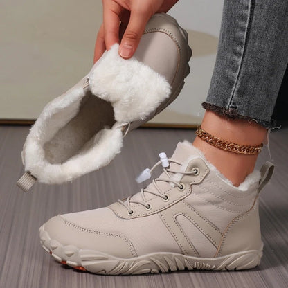 Marvion Fleece Lined Waterproof Ankle Boots