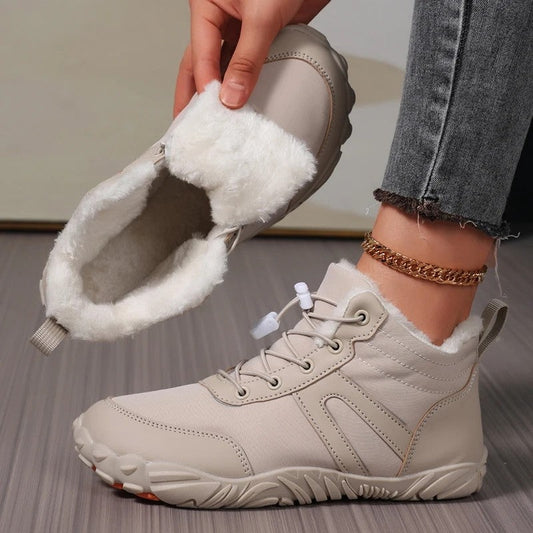 Marvion Fleece Lined Waterproof Ankle Boots
