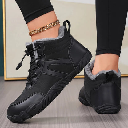 Marvion Fleece Lined Waterproof Ankle Boots