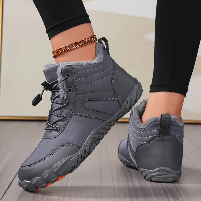 Marvion Fleece Lined Waterproof Ankle Boots