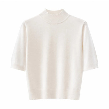 Mirelle Ribbed Mock Neck Knit Top