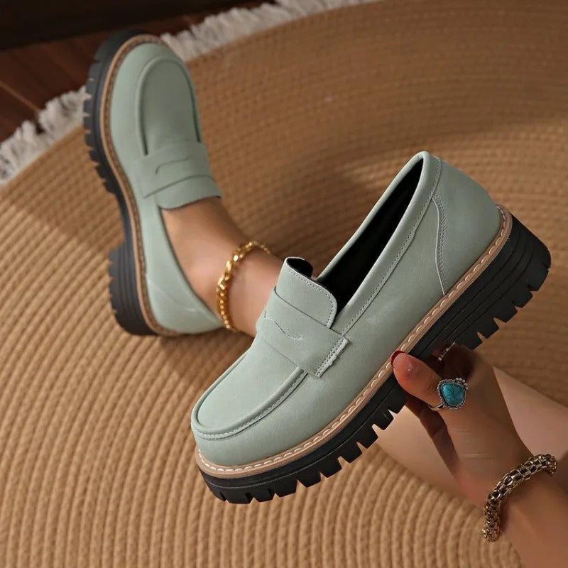 Mirello Chunky Platform Penny Loafers