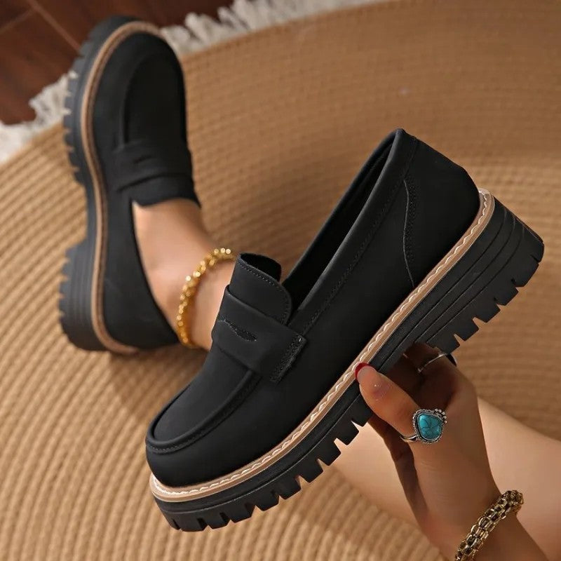 Mirello Chunky Platform Penny Loafers