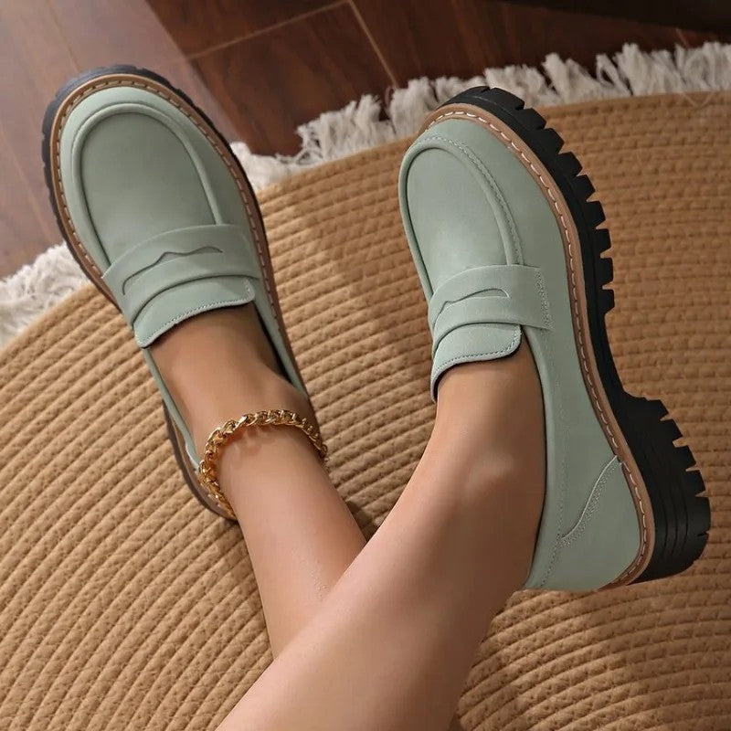 Mirello Chunky Platform Penny Loafers