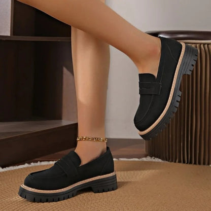 Mirello Chunky Platform Penny Loafers