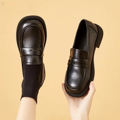 Mirello Polished Penny Loafer Shoes